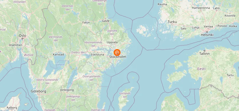 A high-level map of the office location